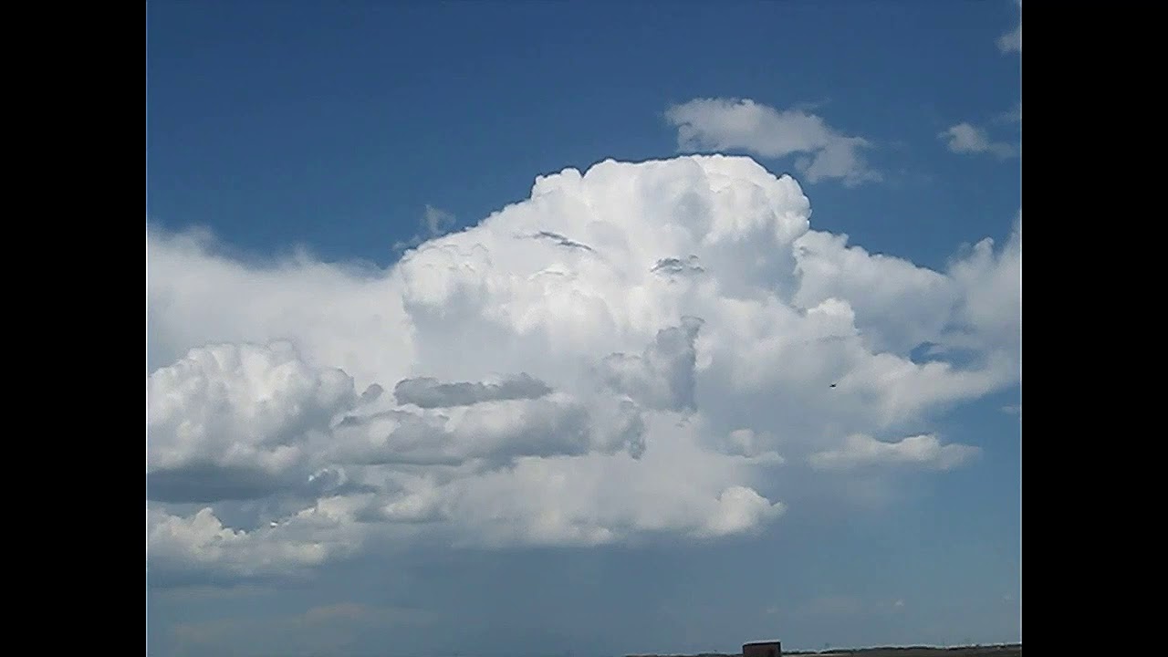 Летнее грозовое облако Timelapse 6 июня 2019