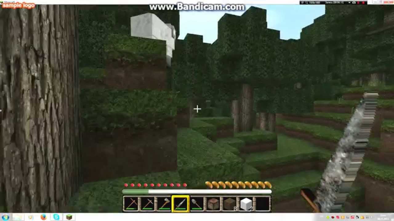 Играем в Minecraft с модом Smart Moving 1 часть