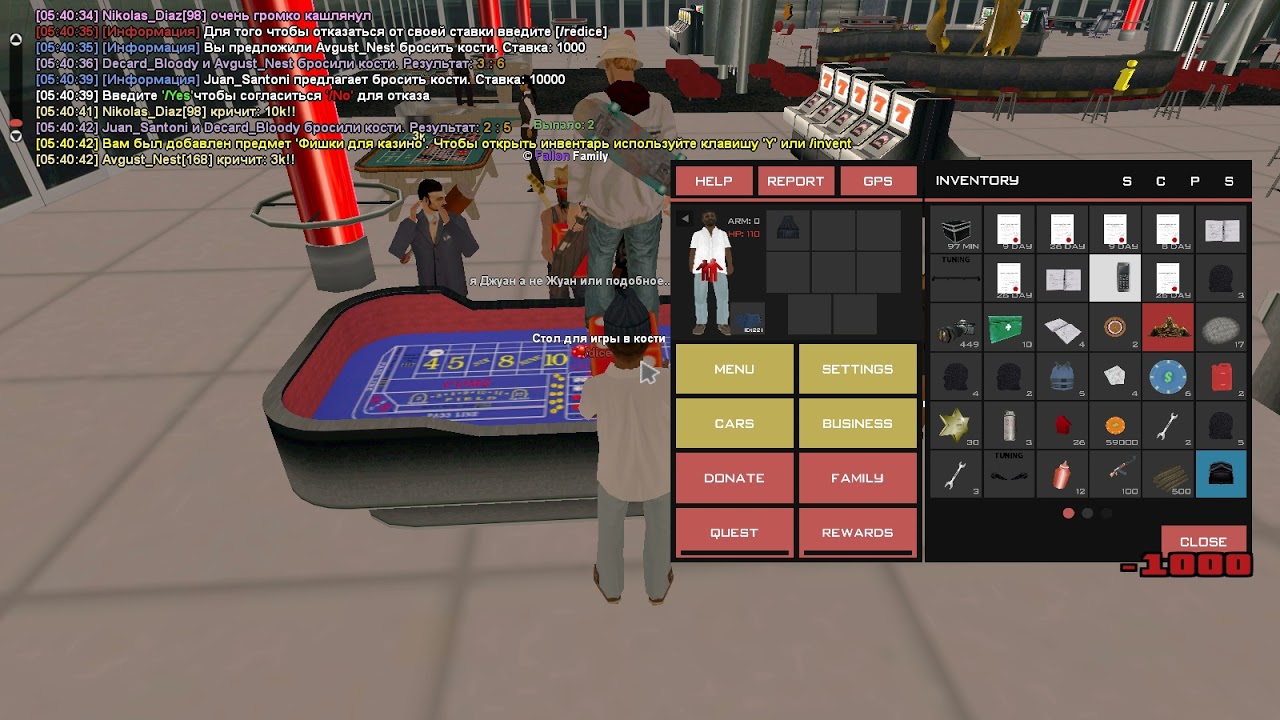 Поднял в CASINO 10.000.000  ARIZONA RP SHOW-LOW