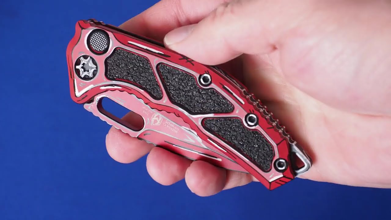 Нож Heretic Knives Medusa Auto MagnaCut Red Cel Shading Limited Edition