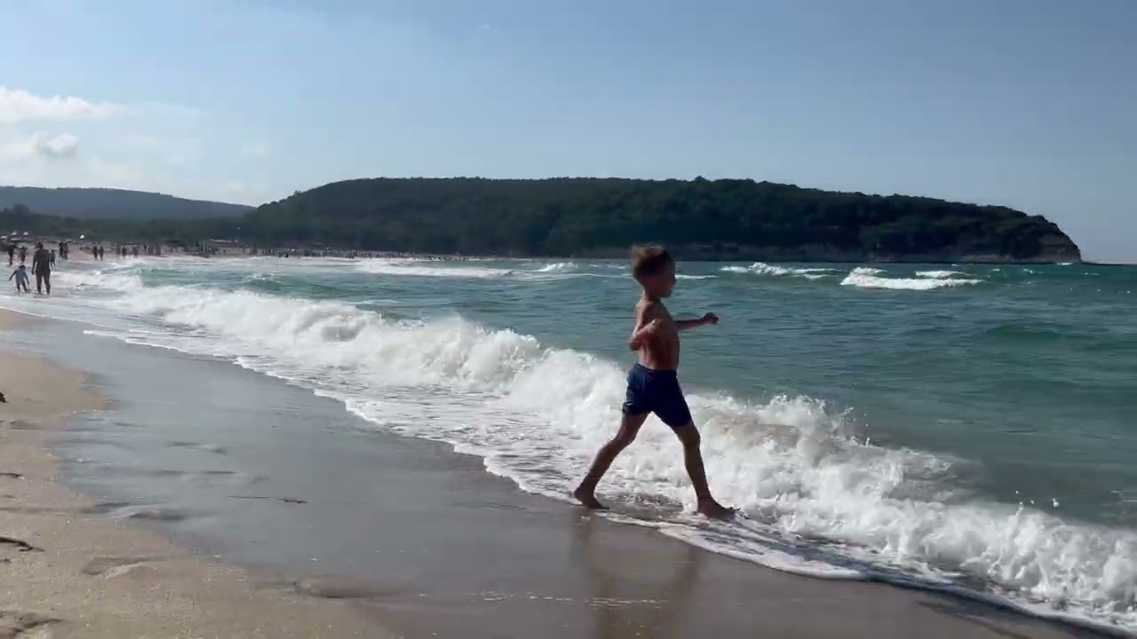 Невероятно красивый пляж 🏖️ на черном море 🌊