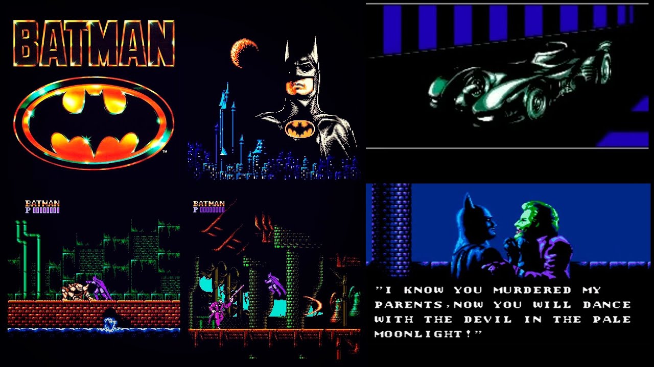 Batman nes - video game  Бэтмен на денди  Полное прохождение на русском языке 