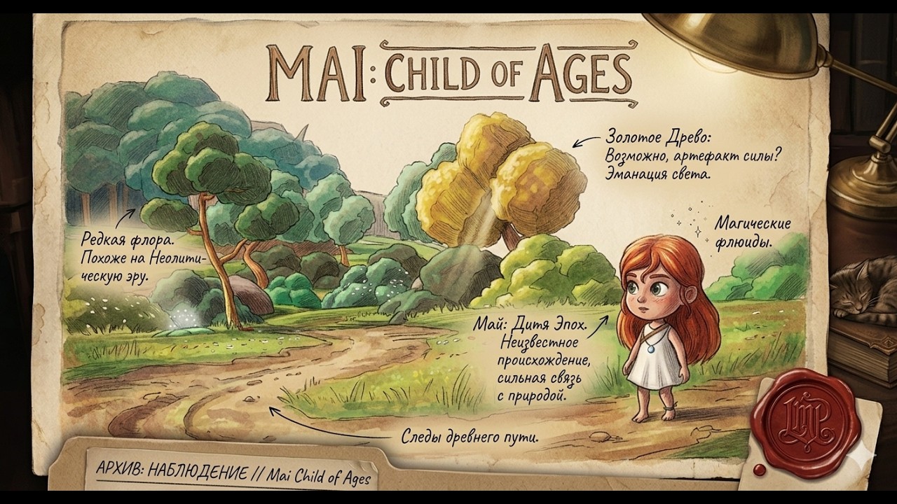 Mai Child of Ages - Визуальный глитч свечения текстур