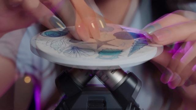 ASMR Звук трения круглого микрофона  мгновенное снятие стресса