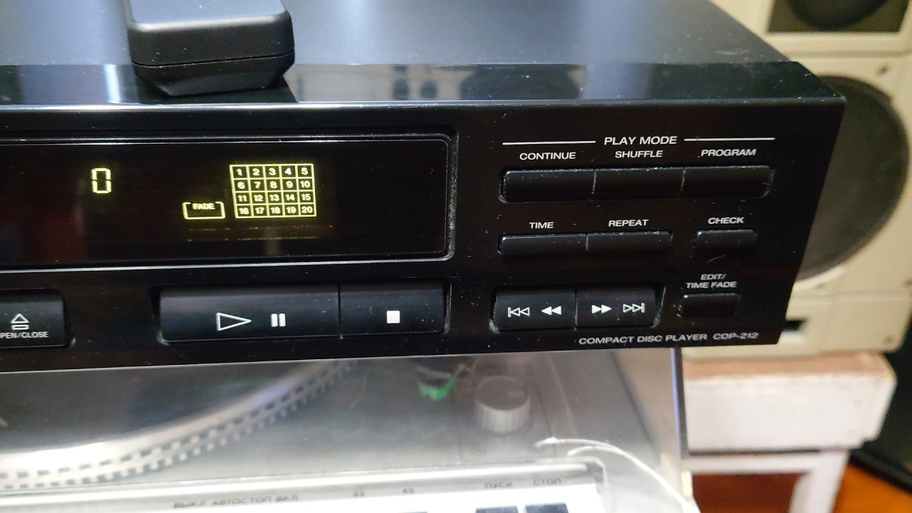 Sony cdp 212 и впечатления от прослушивания CD вцелом