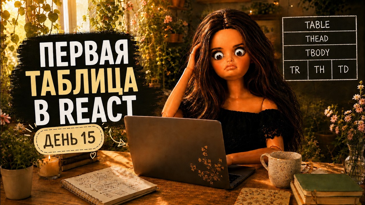 День 15. Впервые делаю таблицу в REACT