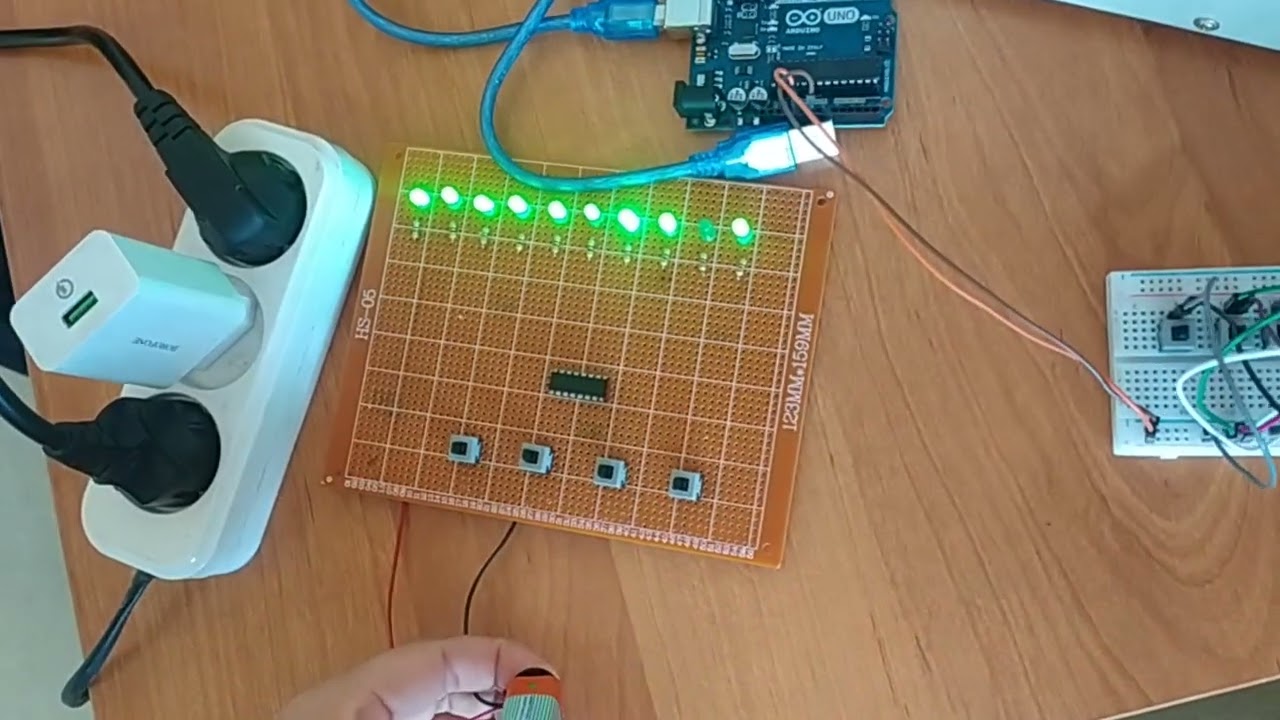 Building an Encoder Circuit Shifrator sxemasi yasash jarayoni Создание схемы шифратора
