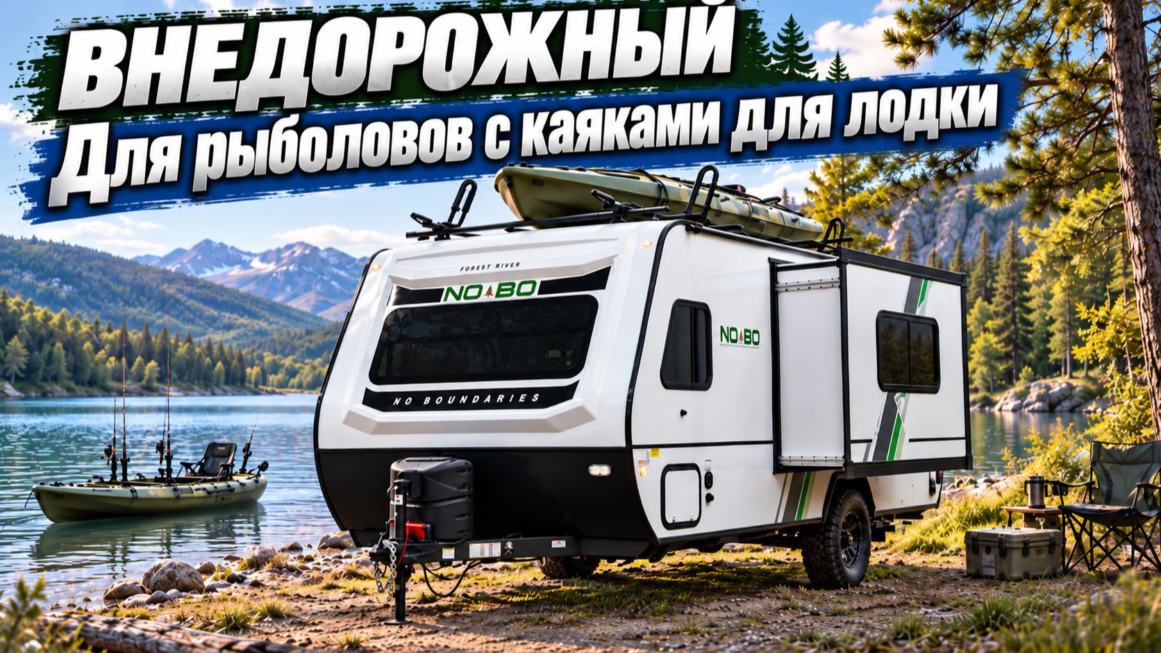 Для путешествий по пересеченной местности и труднодоступным местам. Автодом для рыбалки No Bo 19.5