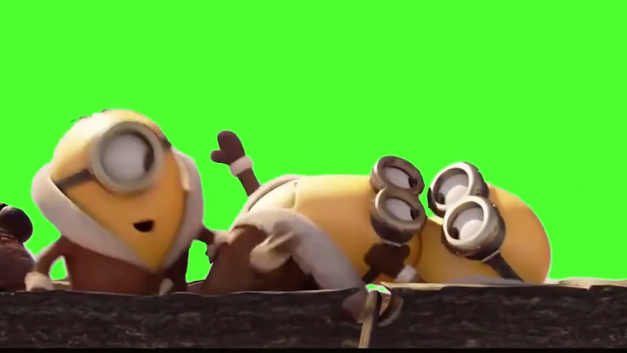 Миньёны целуются