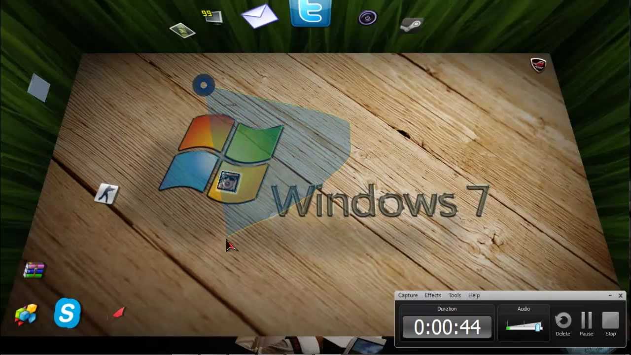 3D Рабочий стол windows 7!