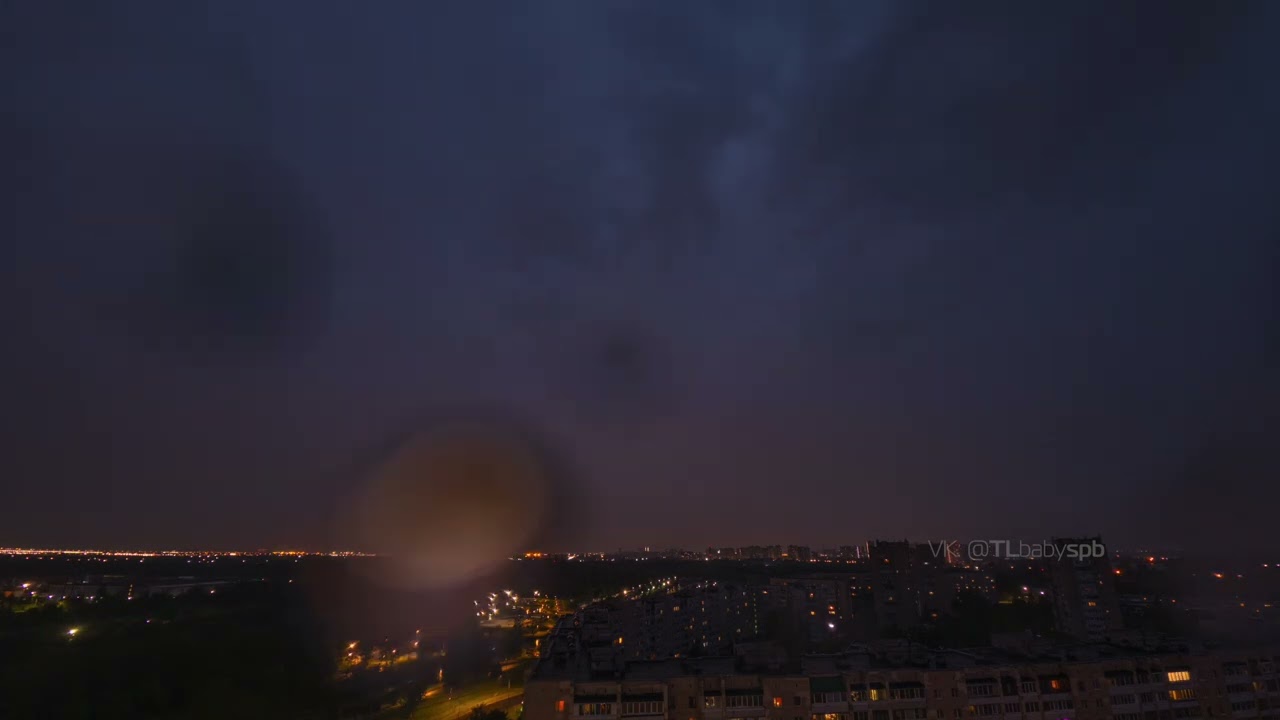 Полугрозовой закат над Питером 2025.07.03 2K  Shiro SAGISU  MISATO