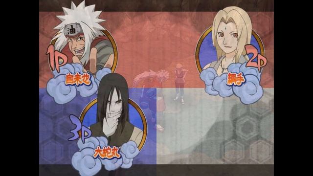 Naruto: Gekitou Ninja Taisen! 3 - Story 24: Jiraiya and Tsunade VS Orochimaru RUS