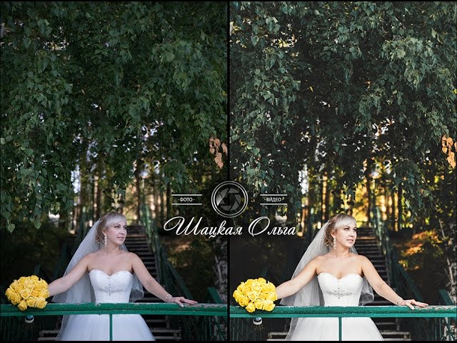 Ретушь свадебной фотографии