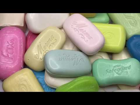 АСМР Сухое мыло. Резка . Хруст. Звуки и движения рук. Мурашки.ASMR Cutting. Soap dry. Hand sounds.