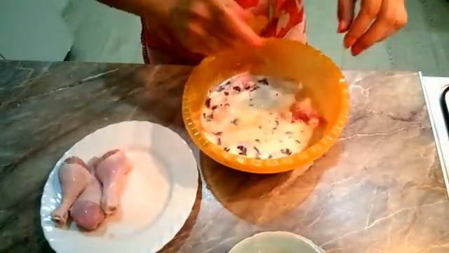 Куриные ножки в духовке на кефире, нежные и ароматные