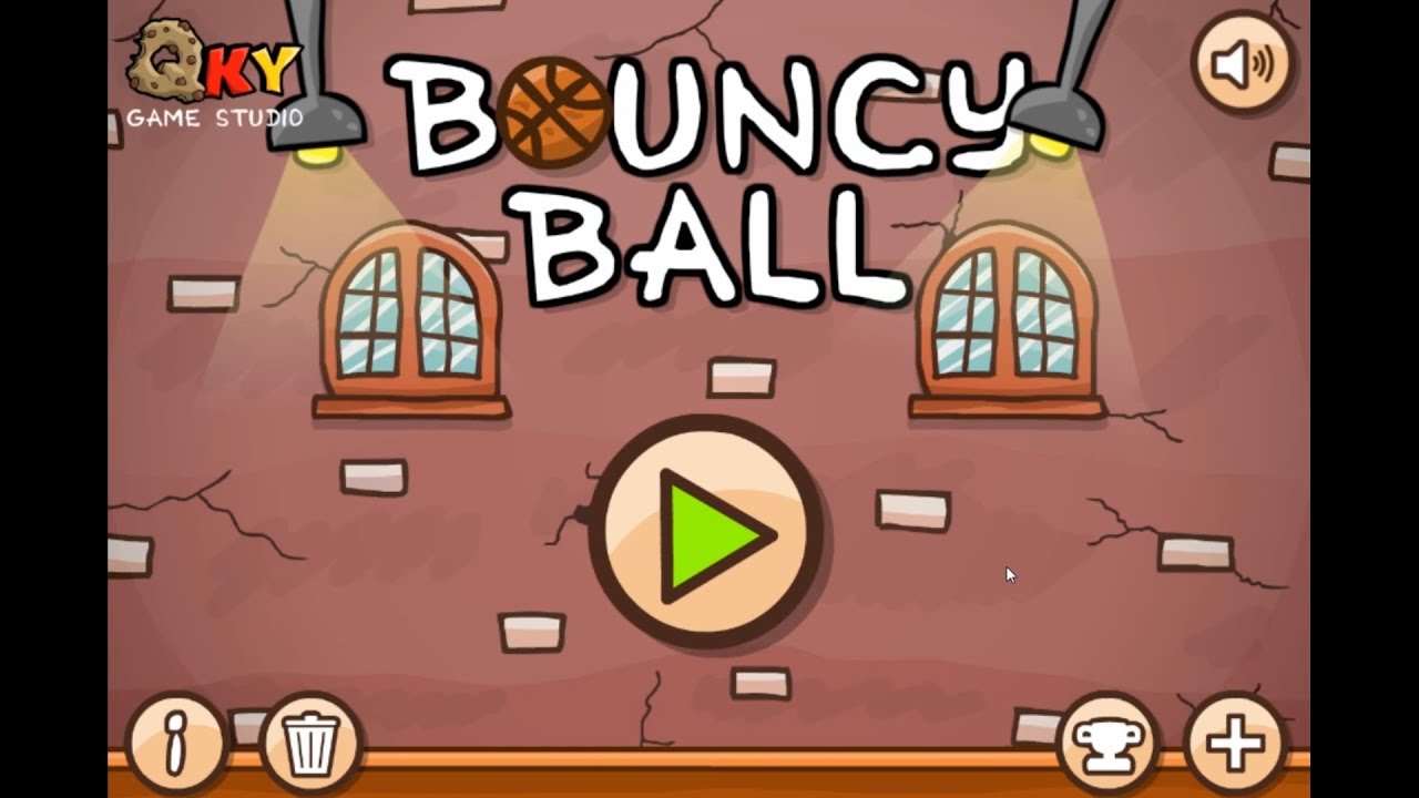 Bouncy Ball ► ПРЫГАЮЩИЙ БАСКЕТБОЛЬНЫЙ МЯЧ ► ФЛЭШ ИГРЫ