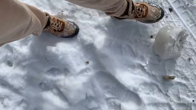 ASMR АСМР шаги по снегу