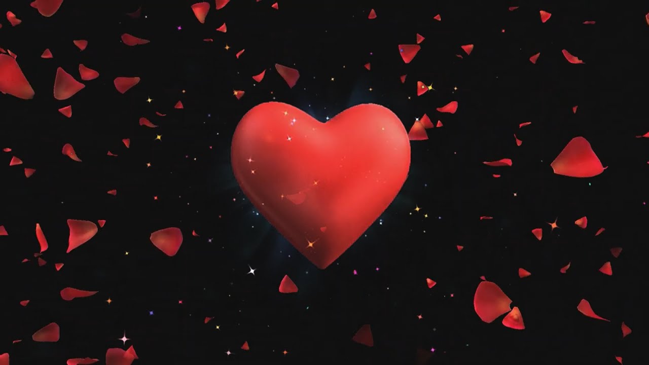 Сердце  Валентинка  Любовь  Love  Heart  background  Футажи для видео  ФутаЖОР