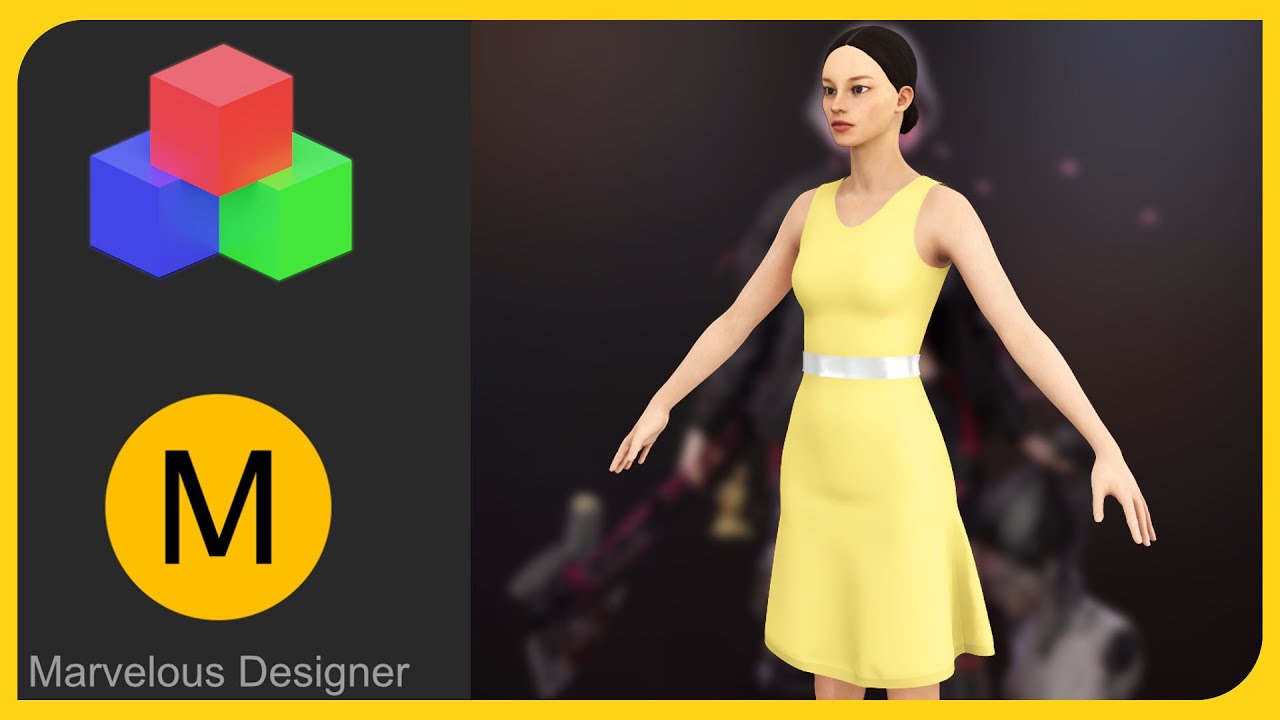 3 Сошьем платье для нашей Люси в Marvelous Designer  Кройка и шитье