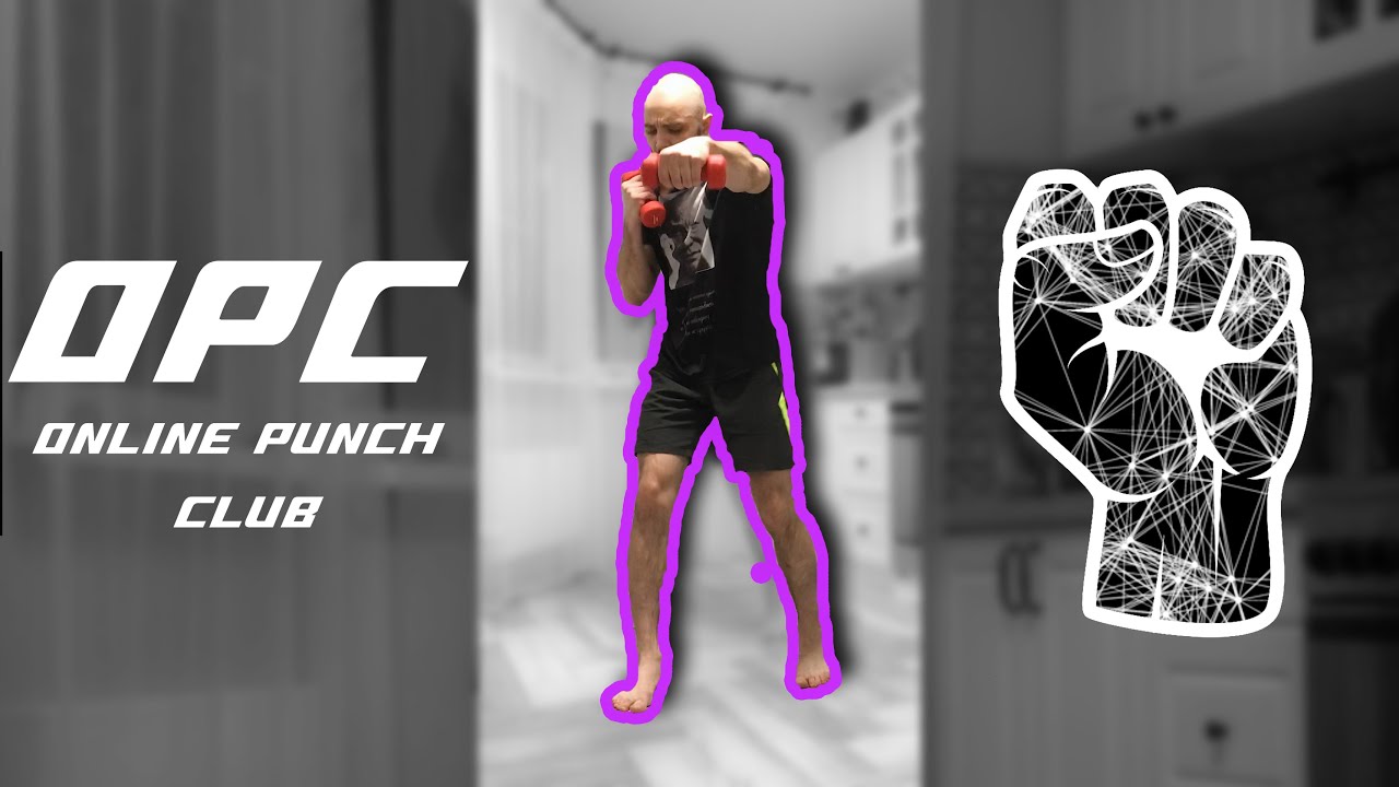 Передвижение и удары в фронтальной стойке  Online Punch Club