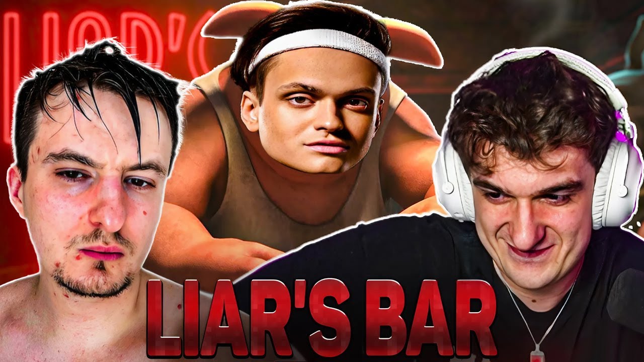 БУСТЕР и ЭВЕЛОН ИГРАЮТ в LIARS BAR ft. Злой и Скилз  Evelone Buster Лиарс Бар