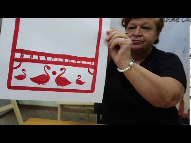 Мезенская роспись. Урок 11. Композиция.