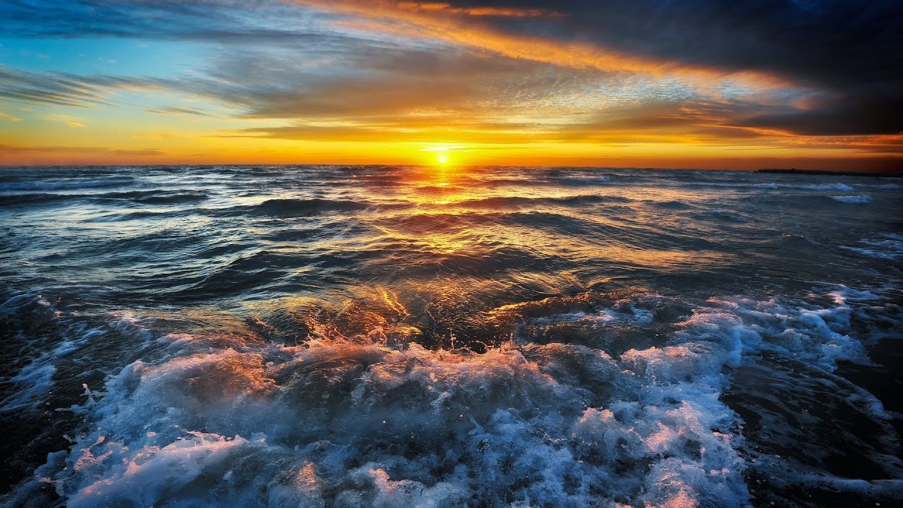 Звуки Природы Nature Sound  ВОЛШЕБНЫЙ ЗАКАТ на Море