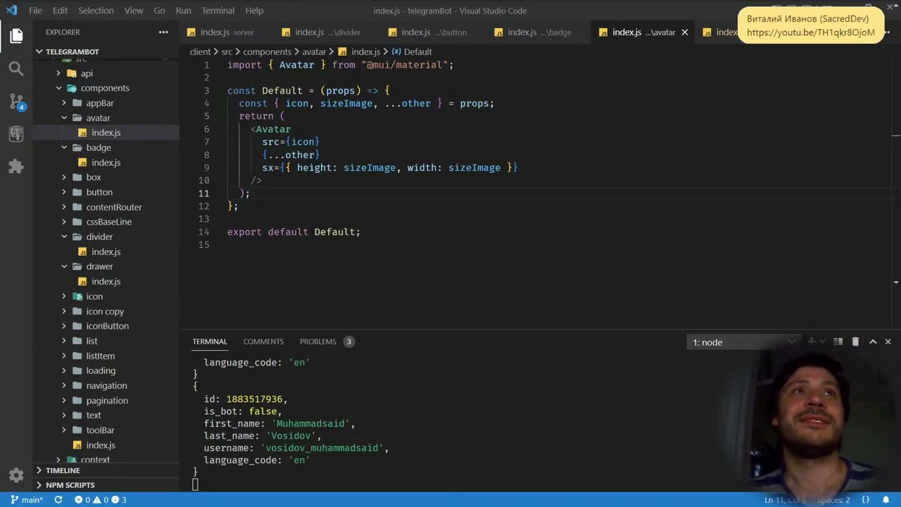 Node.js DurgerKing Bot Часть 18: Анимация Tgs Lottie анимированные стикеры из телеграм