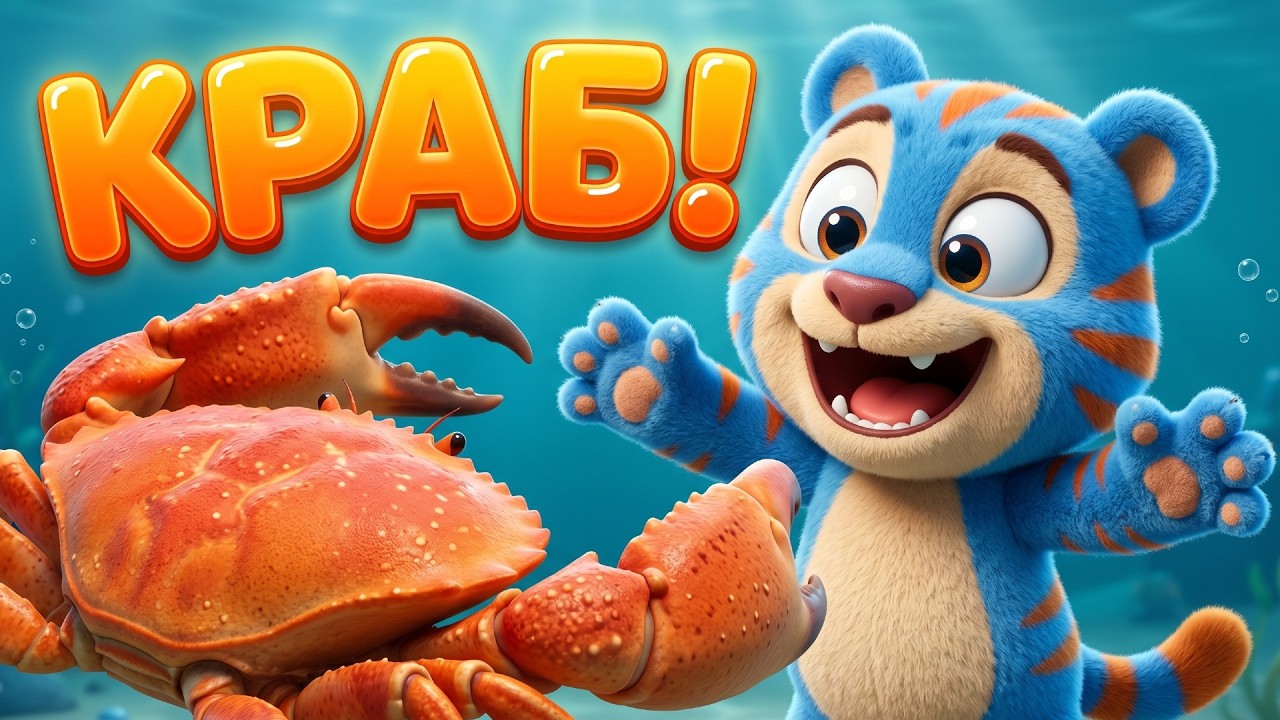 ТИГРИК ИССЛЕДУЕТ МОРЕ!  Водолаз и морские тайны  Пой с Тигриком Блу!