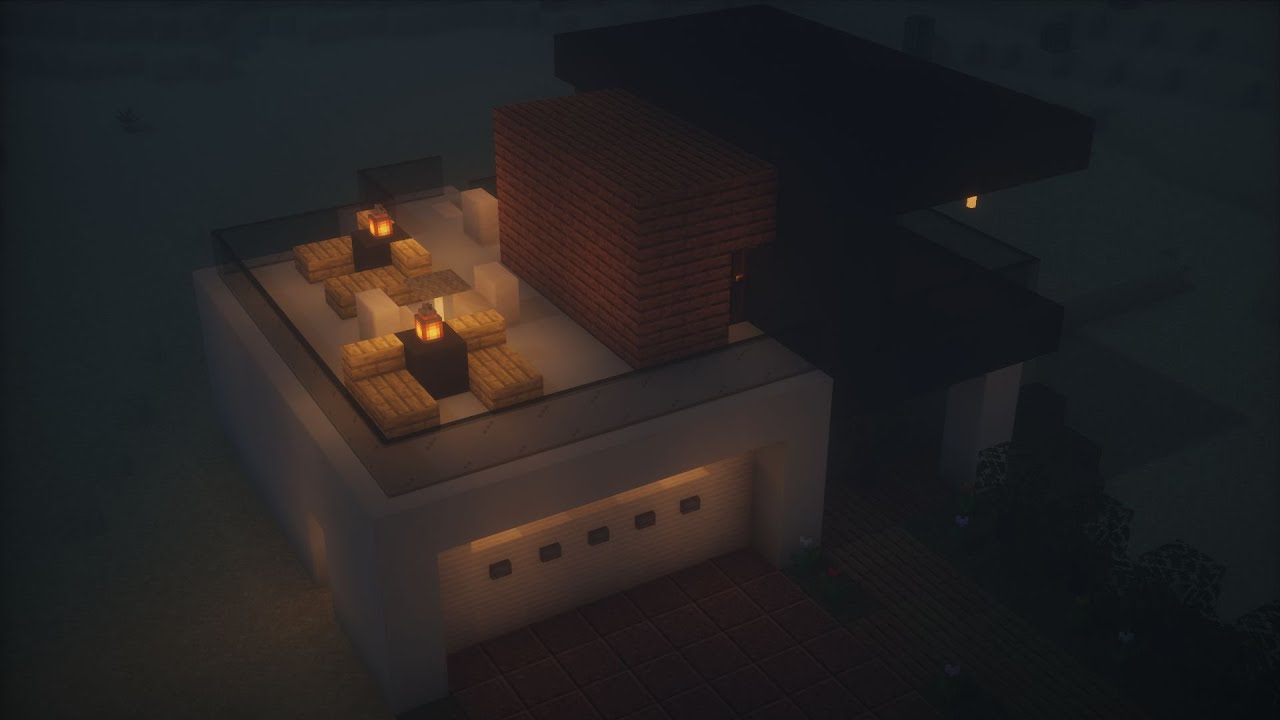 Простой домик минимализм дом минимализм minecraft