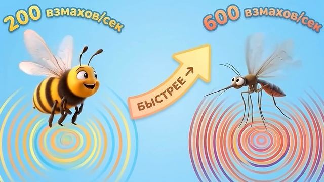 🐝 Почему НАСЕКОМЫЕ ЖУЖЖАТ? Крылья = звук! | Зайчун | Минутка знаний
