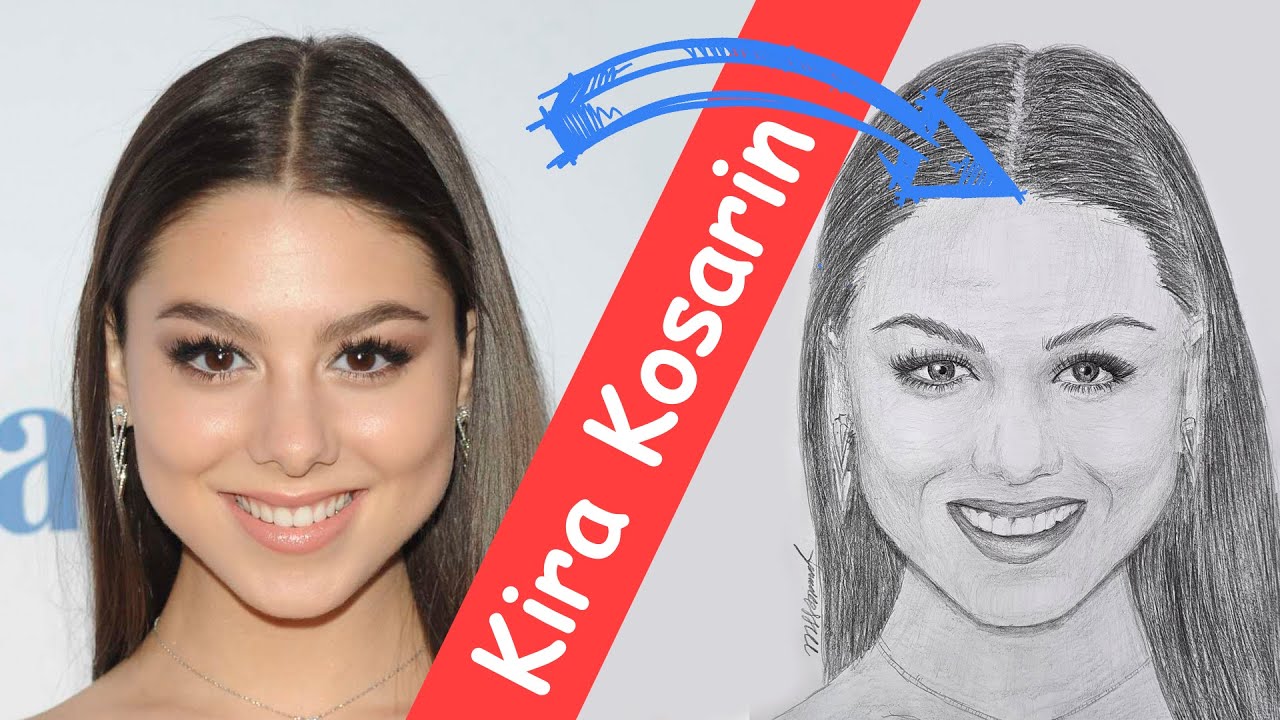 Как нарисовать Киру Косарин (СТРИМ) / How To Draw Kira Kosarin (Live) ✏✏✏