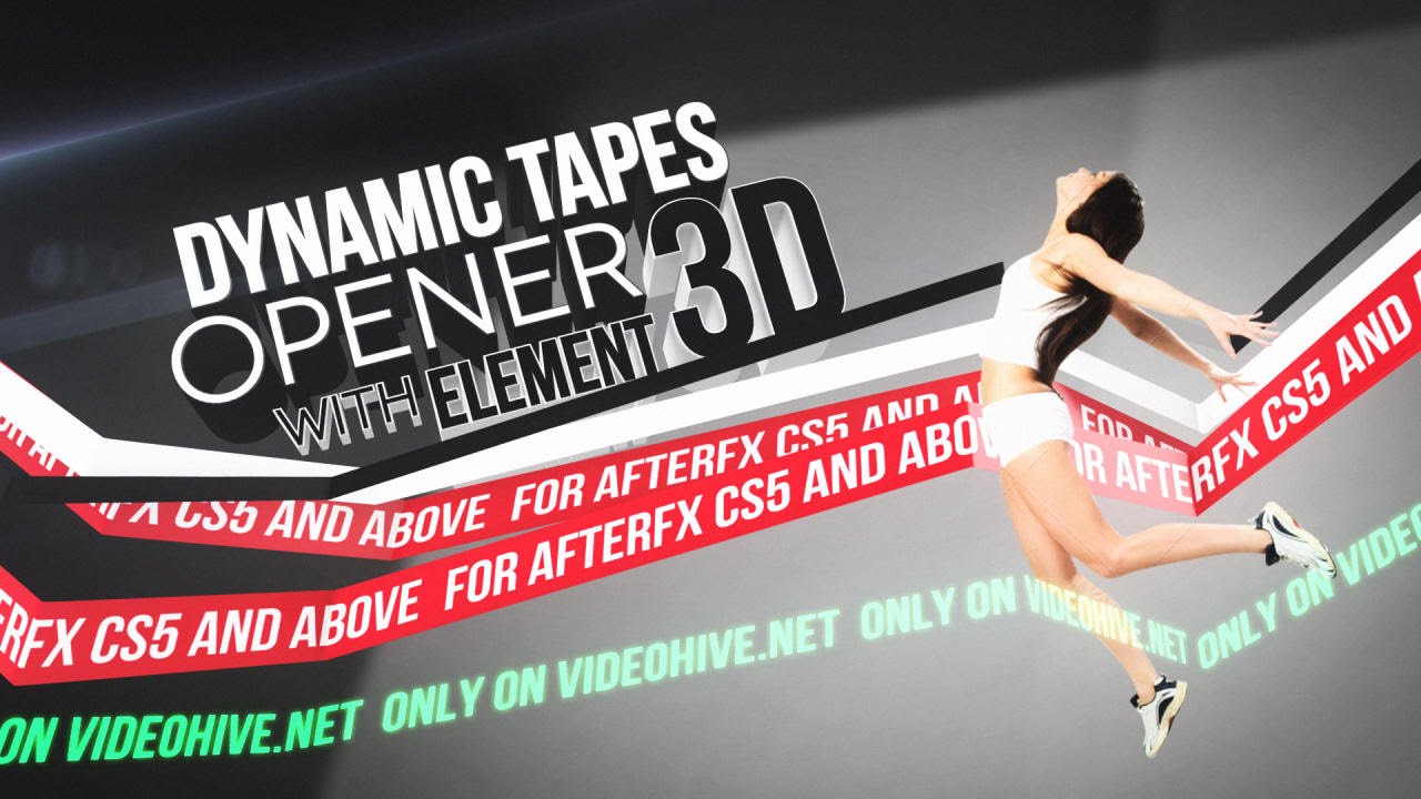 Dynamic Tapes Opener AE-Template