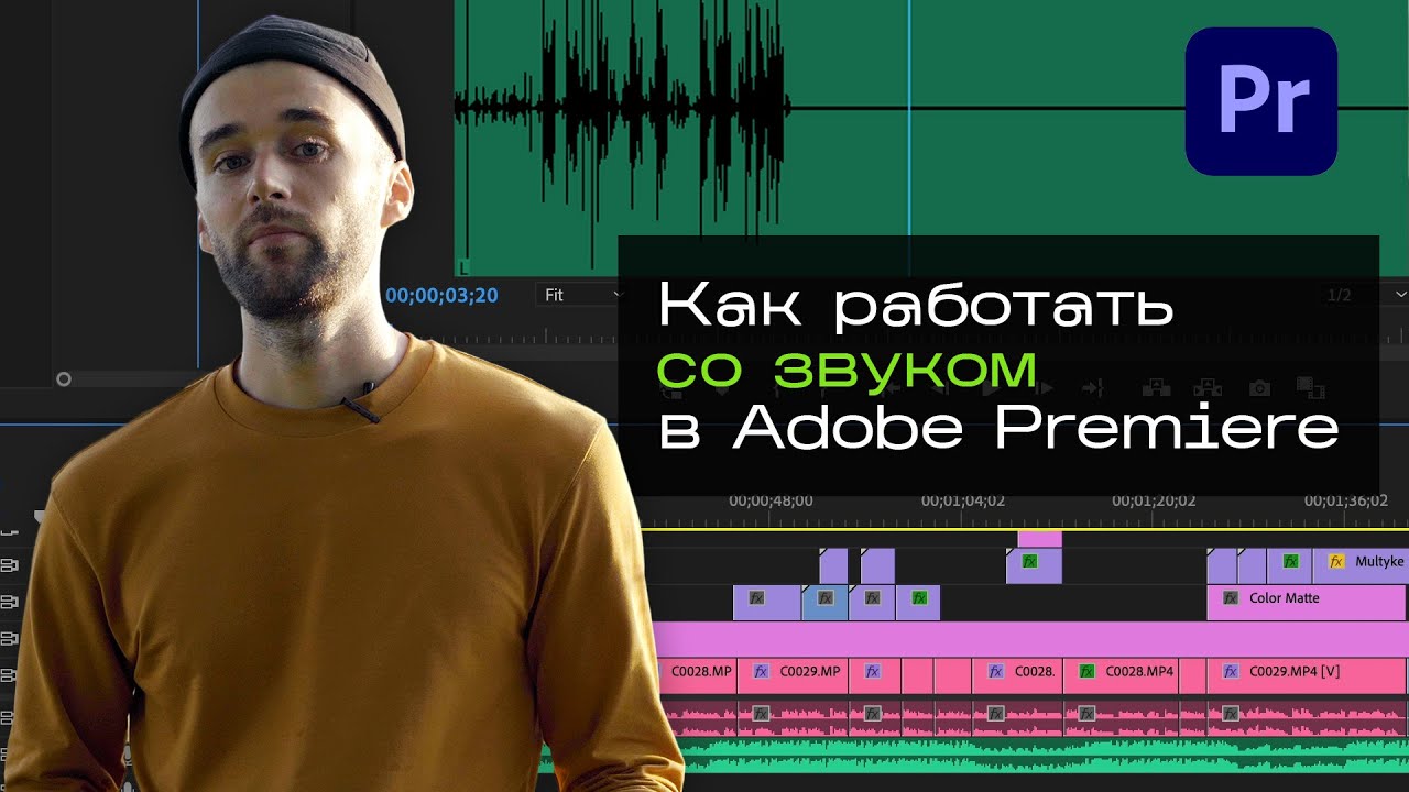 Работа со звуком в Adobe Premiere Pro от голоса до эффектов