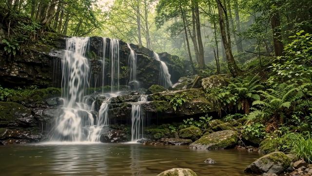 Звуки Реки и Сада  Вода Природа и Дзен для Релакса Сна и Медитации
