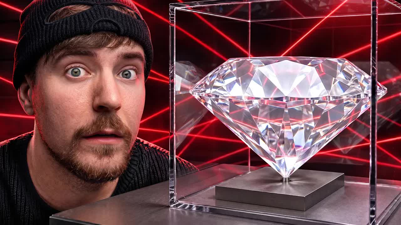 Если украдешь бриллиант за 100000 оставишь его себе! Мистер Бист  Mr. Beast  Mr.Beast