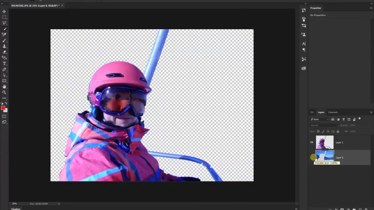 Parallax Image 1 обработка фотографии в Photoshop