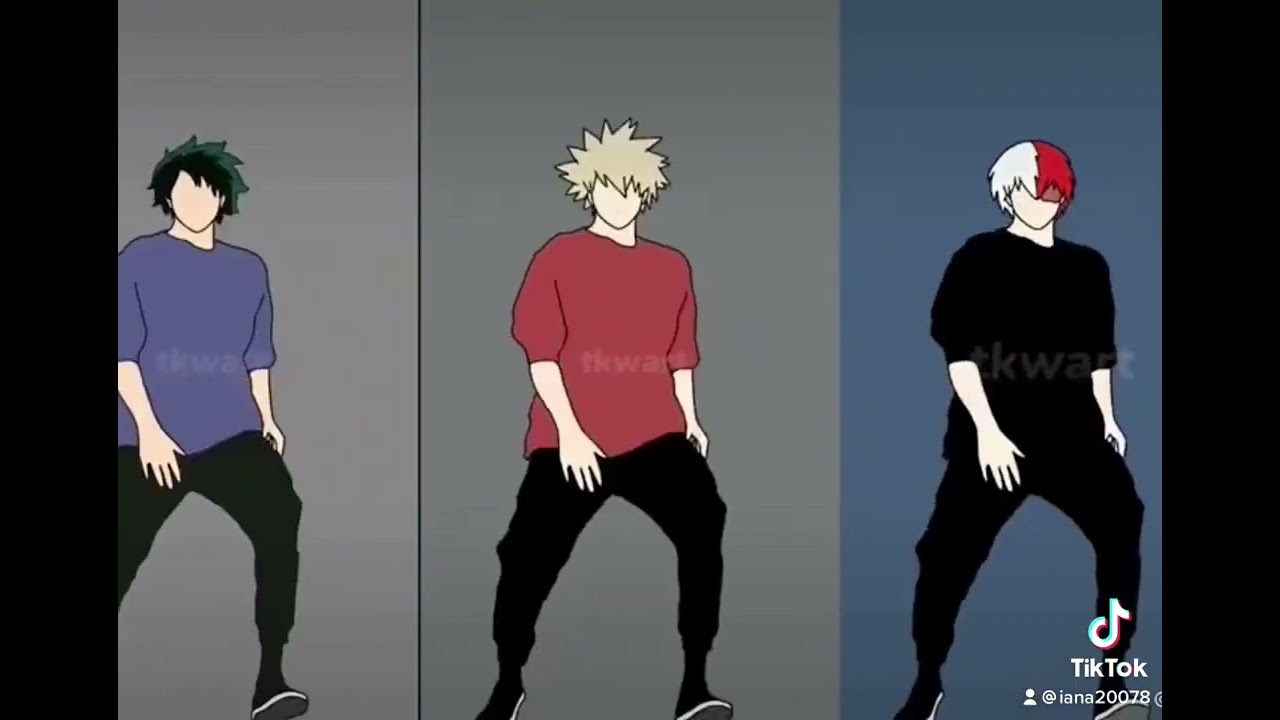 Дэку  Бакуга и Тодороки танцуют credit to original owner