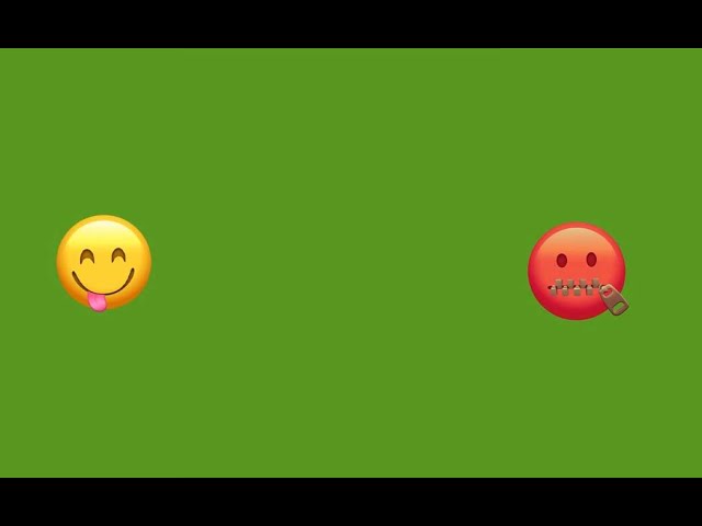 Футаж хромакей смайлик