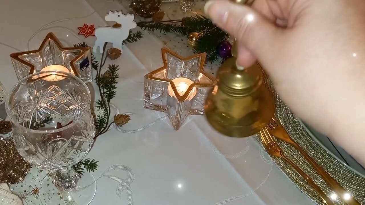 Сервировка стола на новый год 