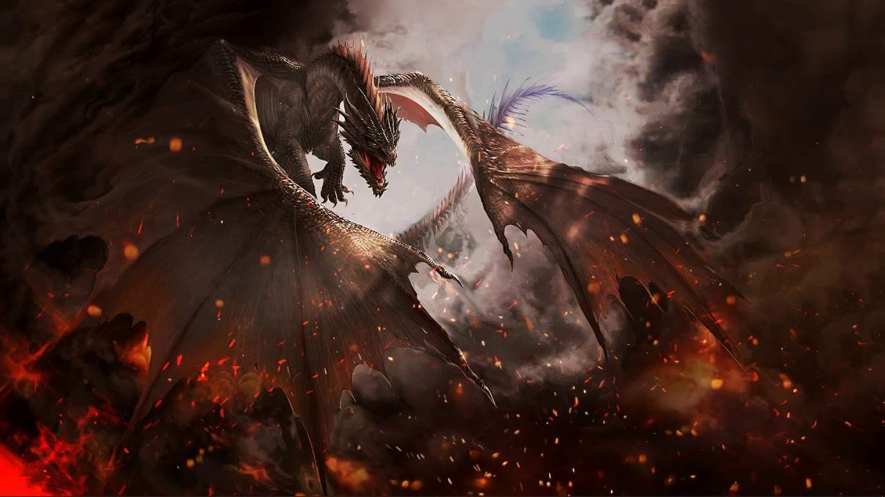 Wallpaper Engine - Dragon in smoke