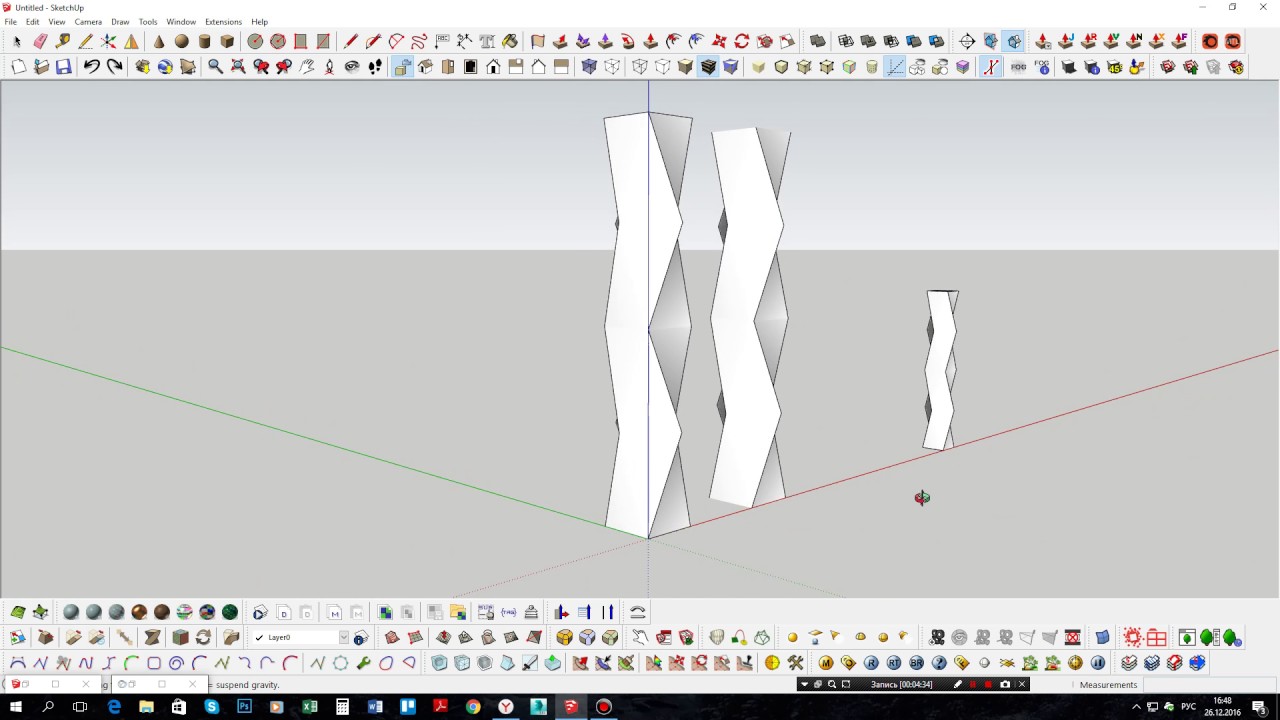 Как сделать это в SketchUp? от школы Sketches School  Выпуск 1