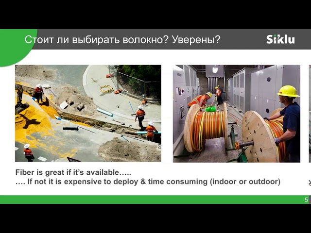 Siklu. Гигабитные радиолинки в бесплатном диапазоне Е-бэнд для задач видеонаблюдения.