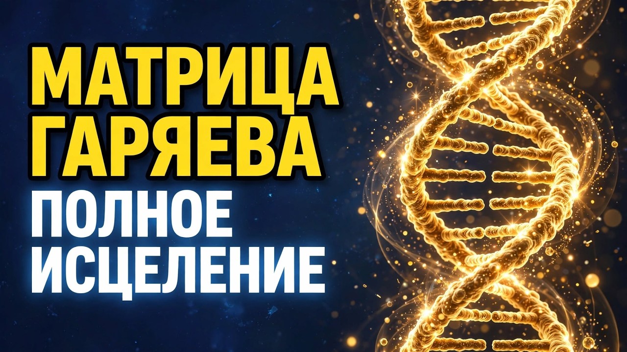 🔆 ВЕЛИКАЯ Матрица Гаряева для Полного Исцеления 🔆 Программирование ДНК 🔆 Квантовое Исцеление