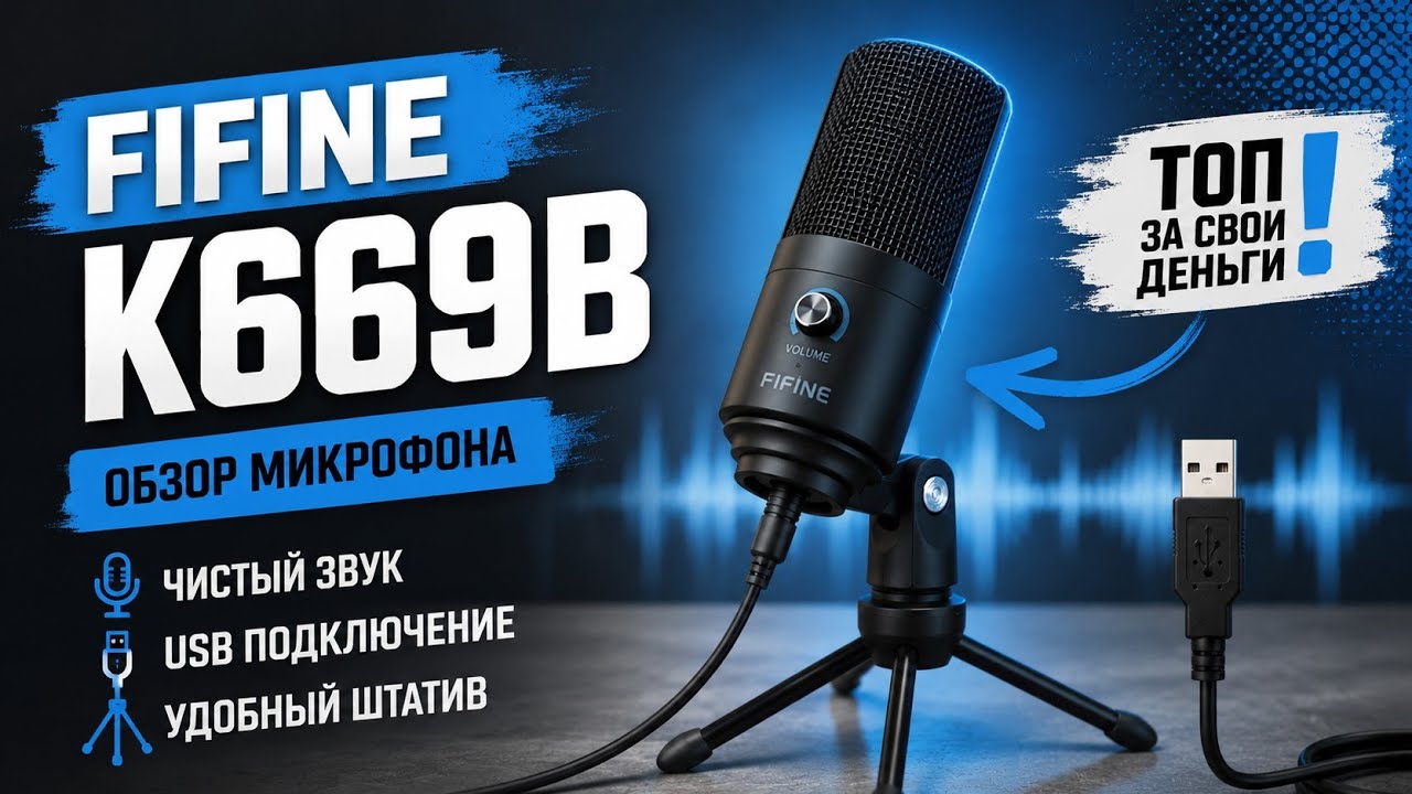 Обзор на микрофон FIFENE K669B
