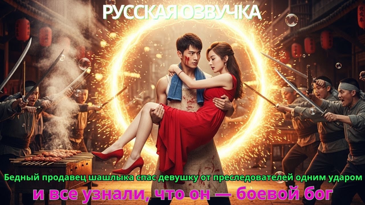 Бедный продавец шашлыка спас девушку от преследователей одним ударом и все узнали что он боевой бог