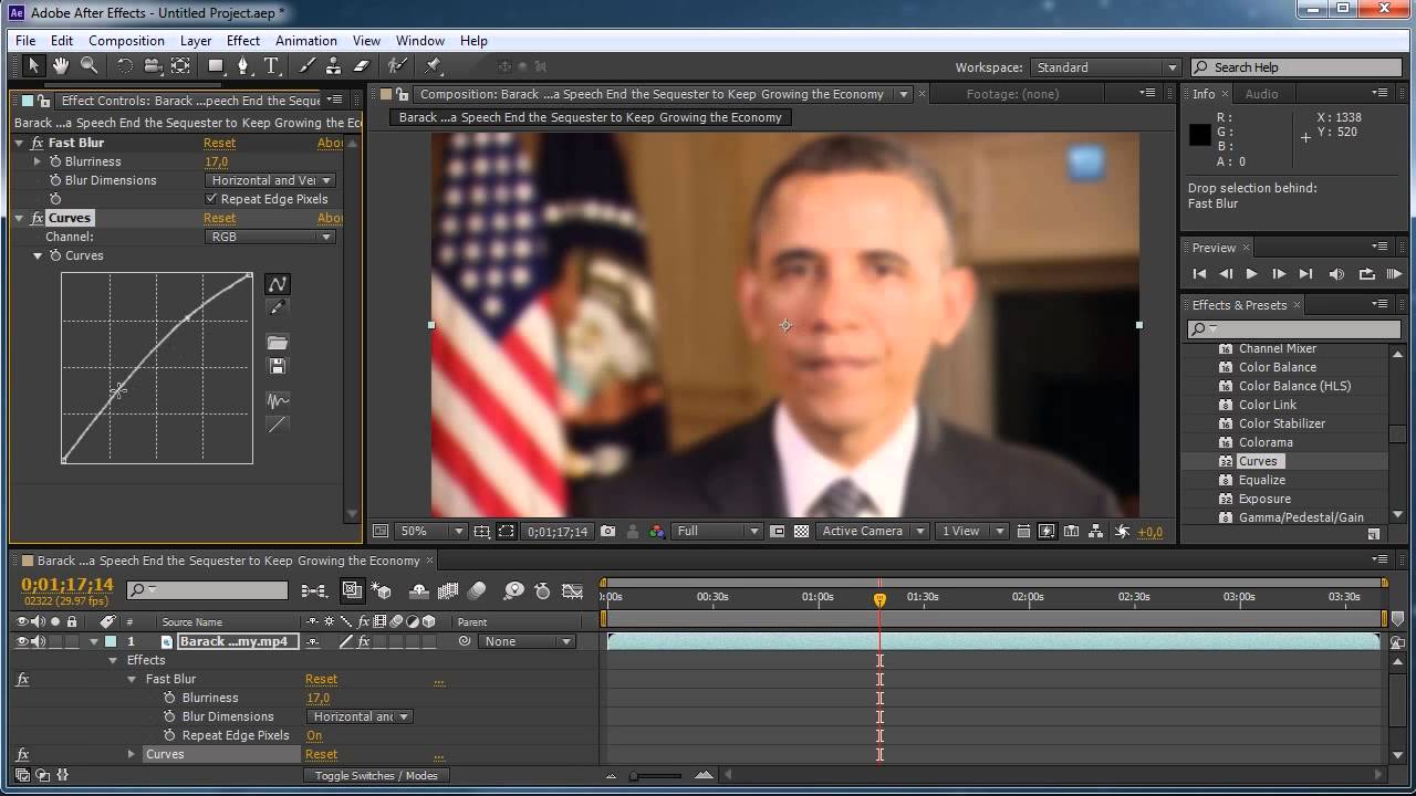 After Effects для начинающих 4 урок ЭФФЕКТЫ