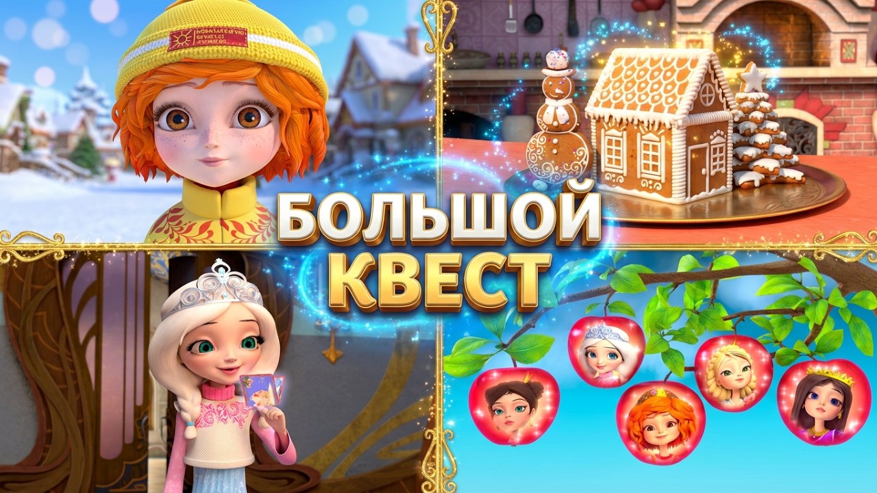 Царевны  Квест в Дивногорье: Большой летний сборник  Мультики для детей