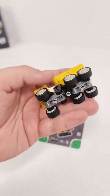 LEGO Technic Mighty Machines S1 58 Кран с шаром 42233 против 38 Самосвала