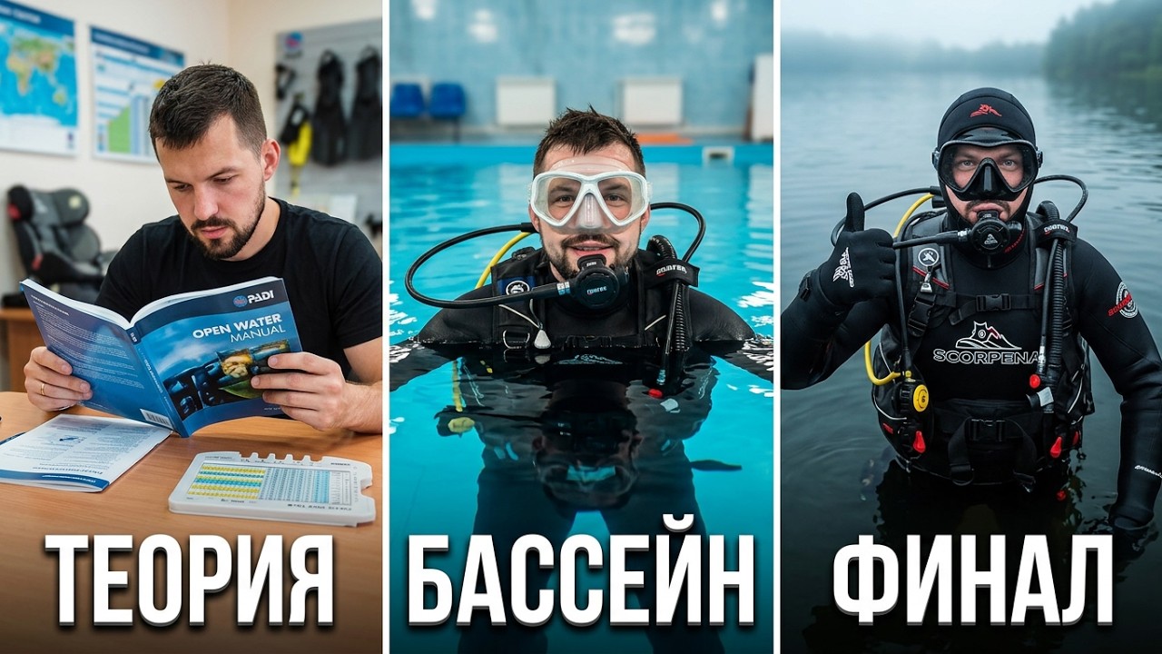 Иду к цели: мой путь к сертификату PADI Open Water 